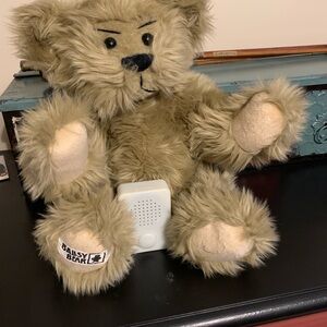 Ballsy Bear Plush Teddy - Fur with Cream Paws sound box not for children!!